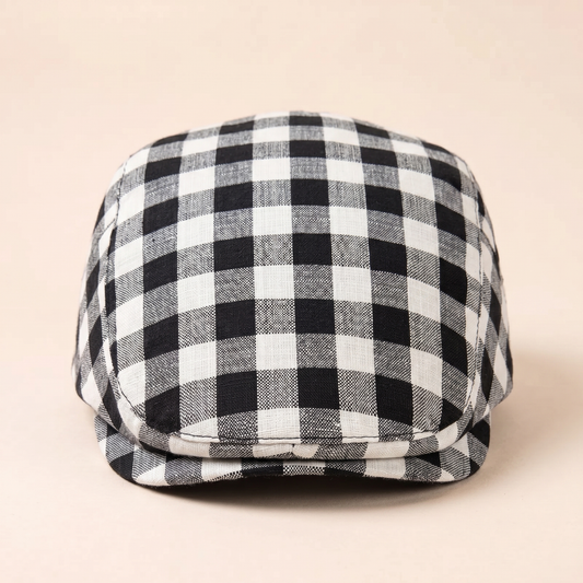 Czapka w kratkę Vichy